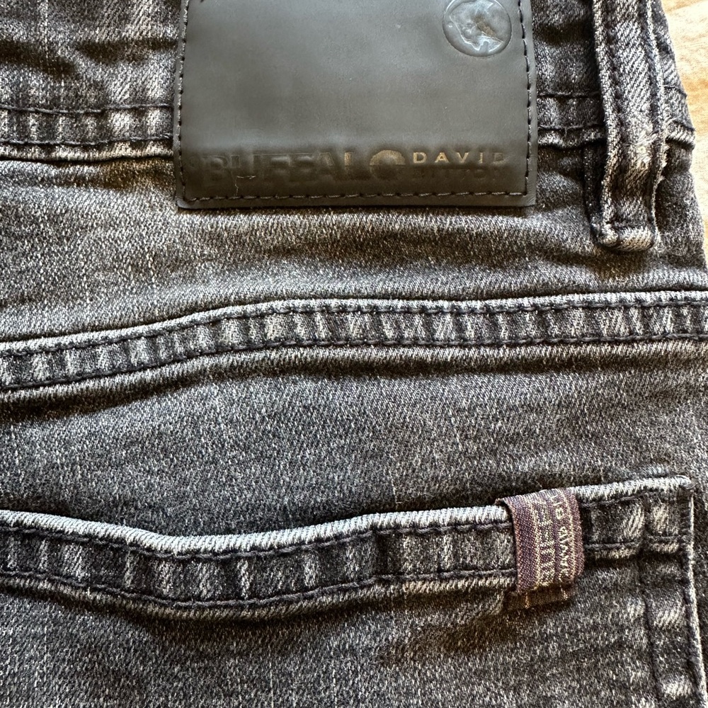Buffalo David Bitton Jackson Black Denim Jeans - Picture 3 of 4